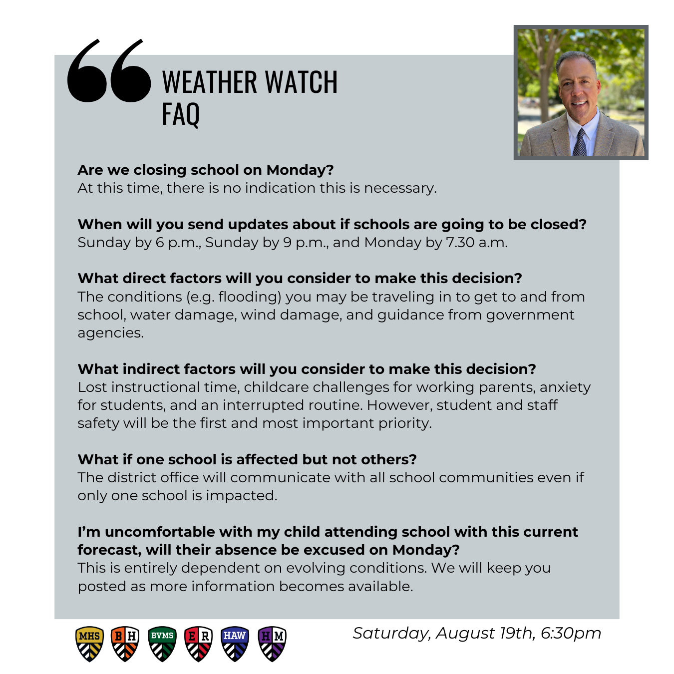 Weather Watch FAQ